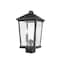 Z-Lite Beacon 2 Light Outdoor Post Mount Fixture, Oil Rubbed Bronze & Clear Beveled 568PHBS-ORB - alternate 3